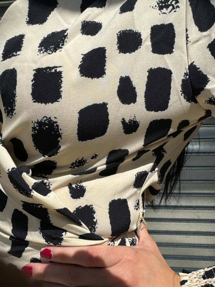 Animal print dress