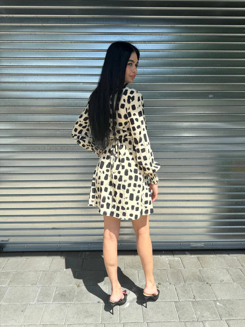 Animal print dress