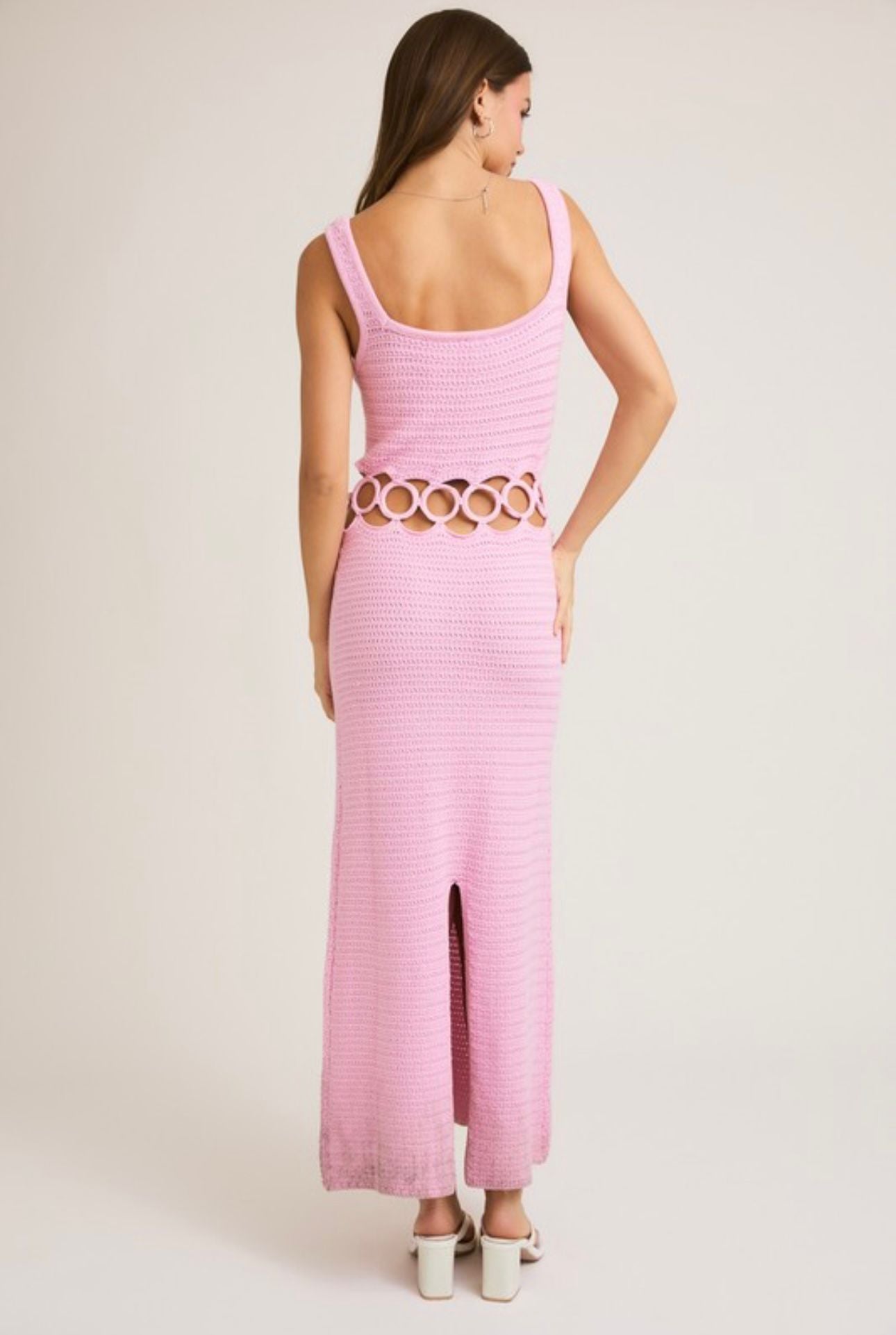 CROCHET MIDI DRESS