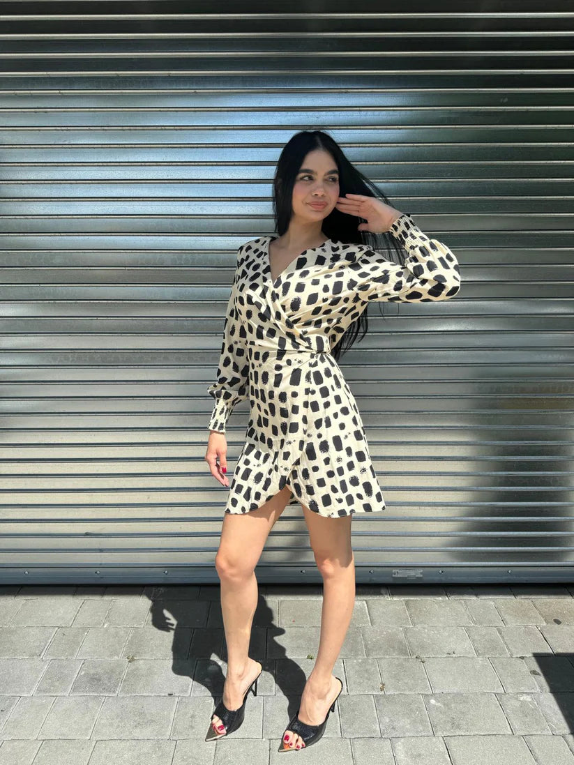Animal print dress