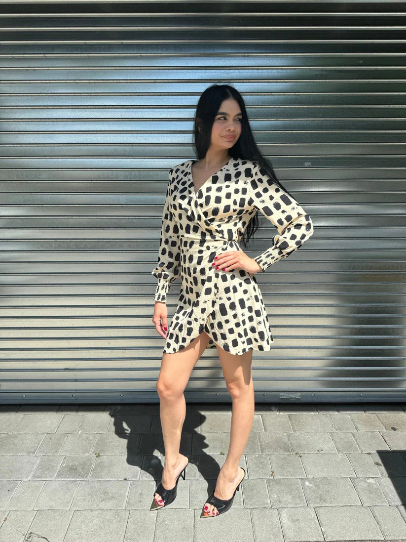 Animal print dress
