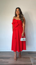 Taormina Red Dress