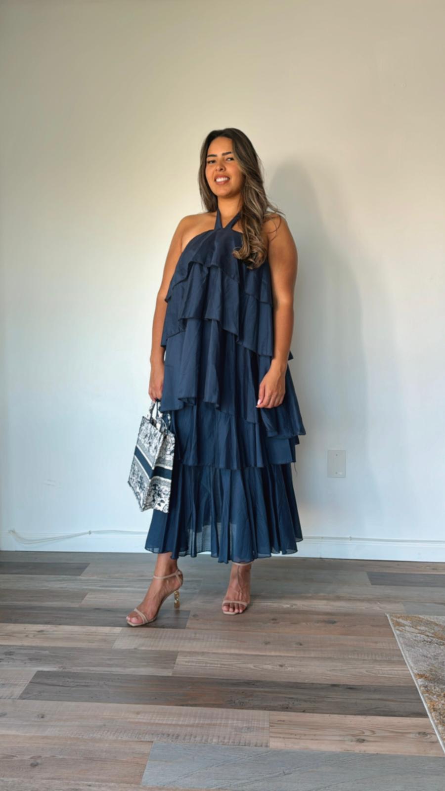 ITALIAN BLUE DRESS