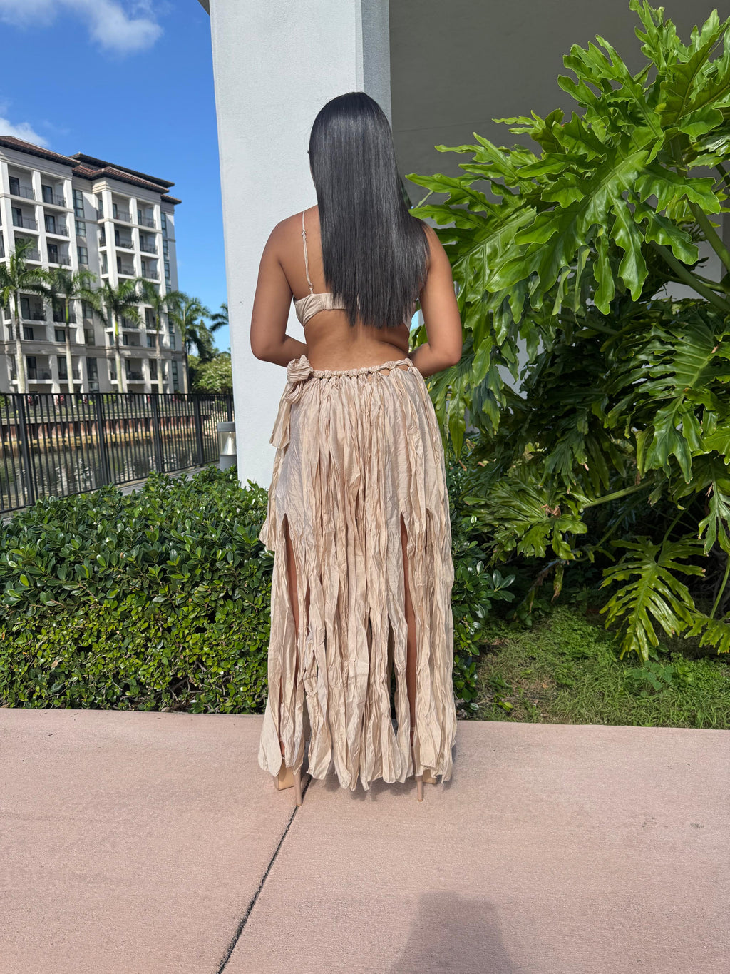 Kaia Braided Long Dress