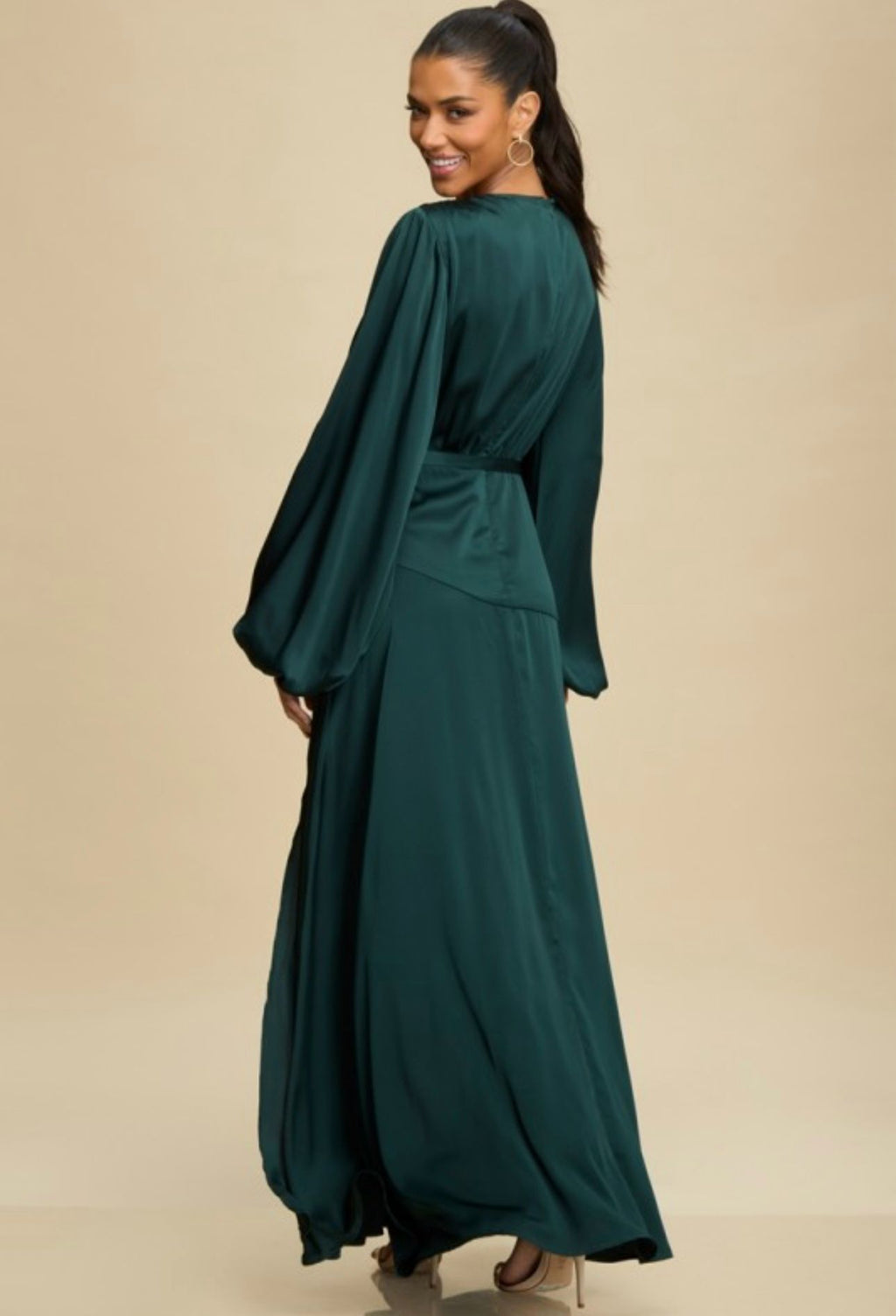 Hunter Satin Ultra Maxi Gown
