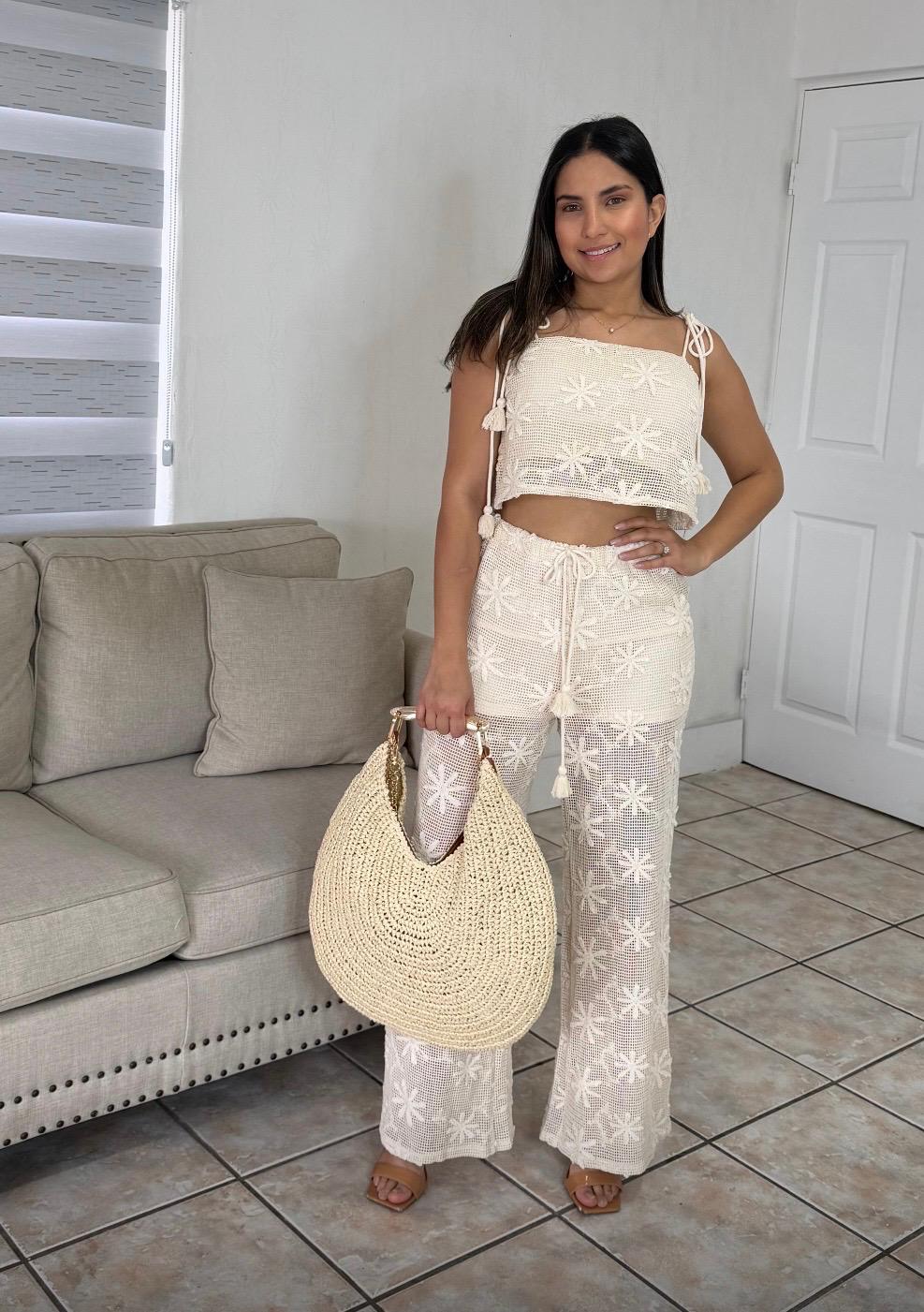 Shaki Floral Mesh 2 pieces