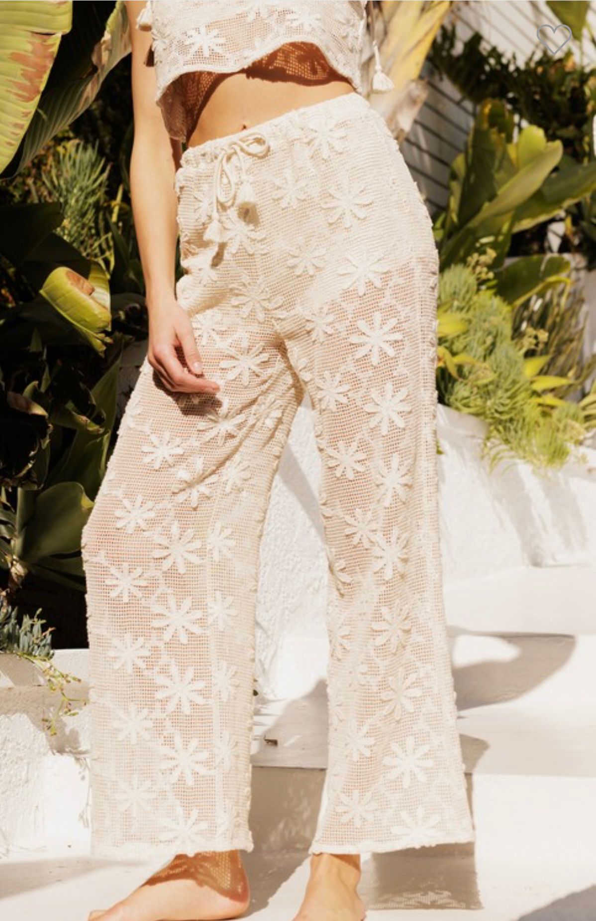 Shaki Floral Mesh 2 pieces