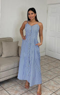 Jaycee Long Stripe Dress