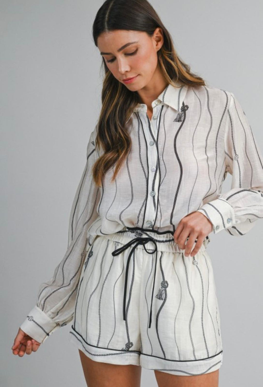 Brisa Marine Short Set