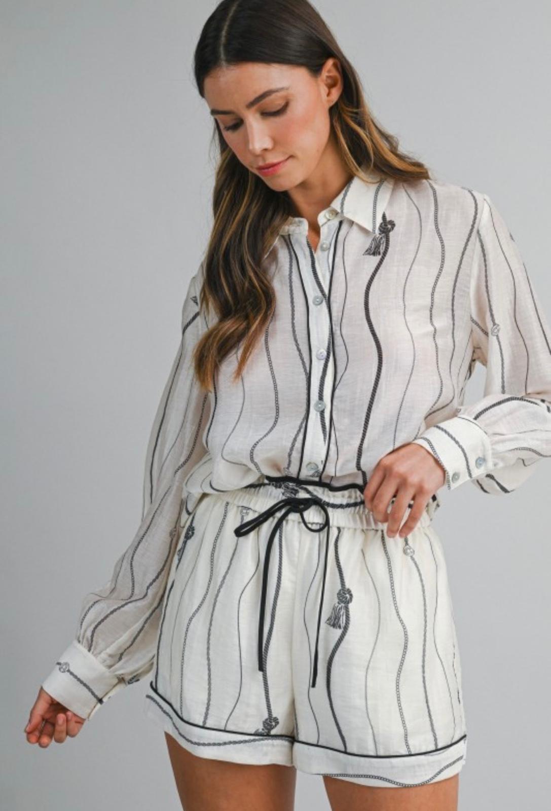 Brisa Marine Short Set