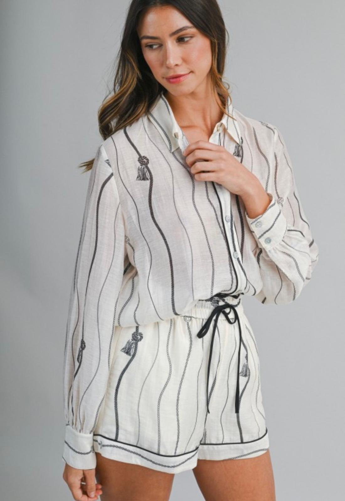 Brisa Marine Short Set