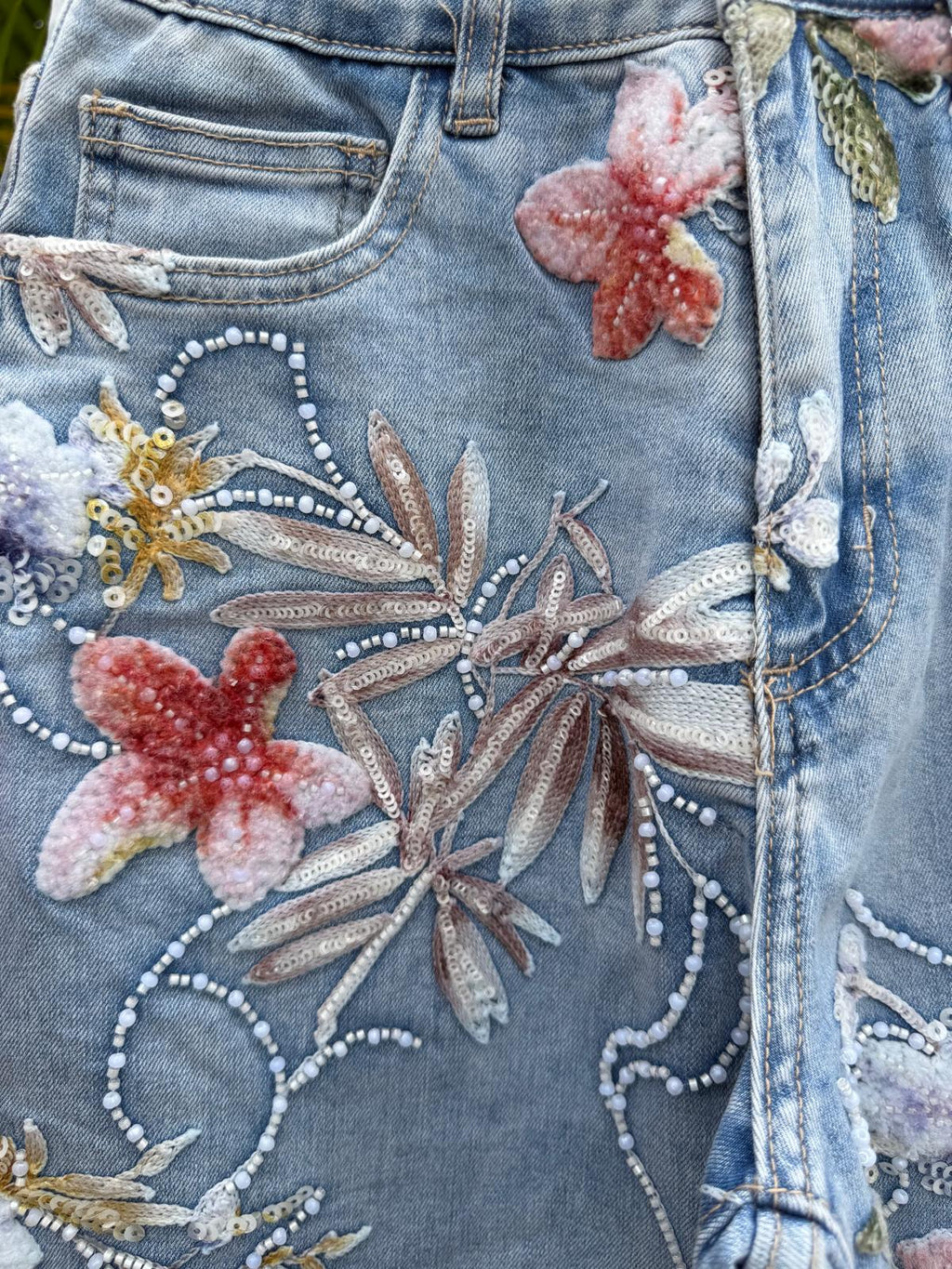 Elodie Embroidered Jeans