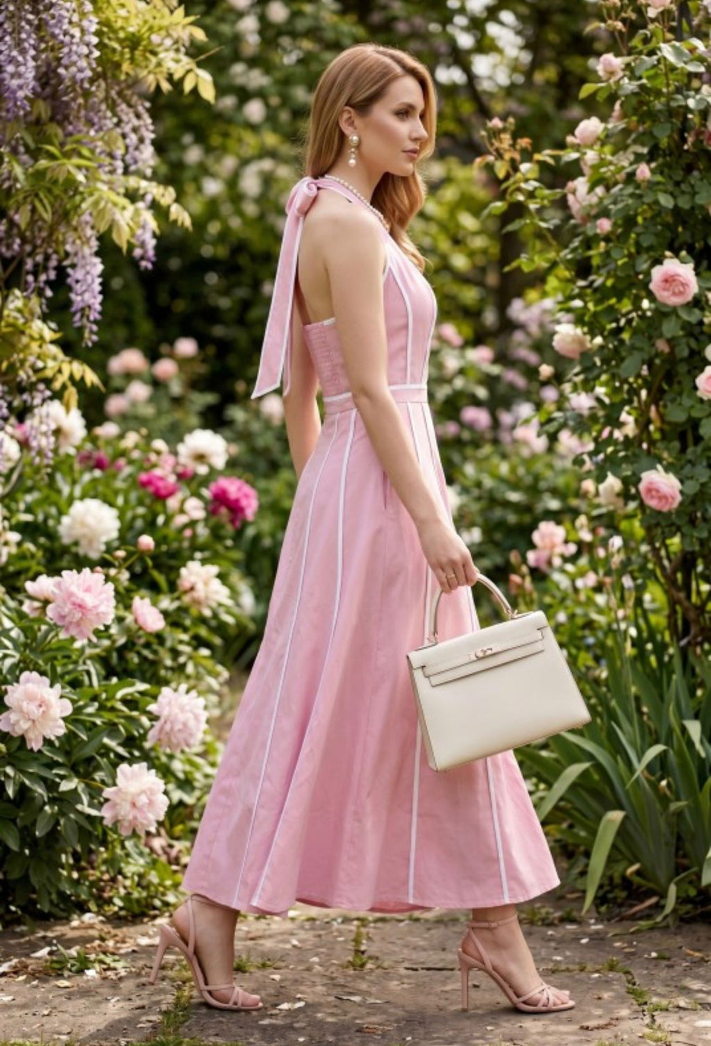 Kiara Pink Long Dress