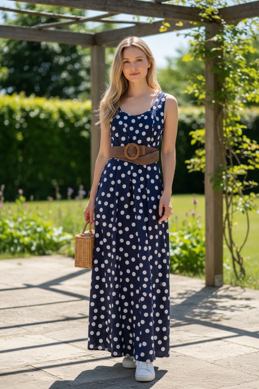 Leila sleeveless long dress