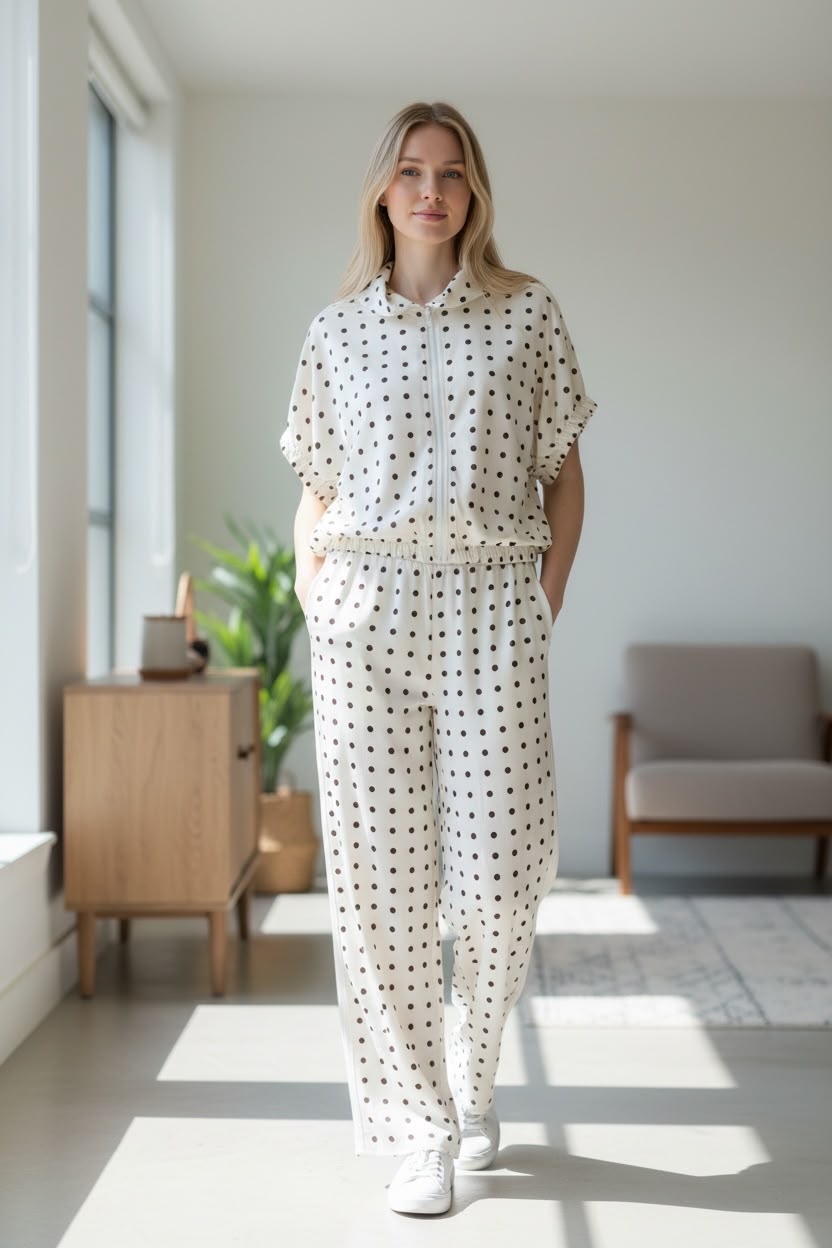 Brigitte Polka Dots Sport Sets
