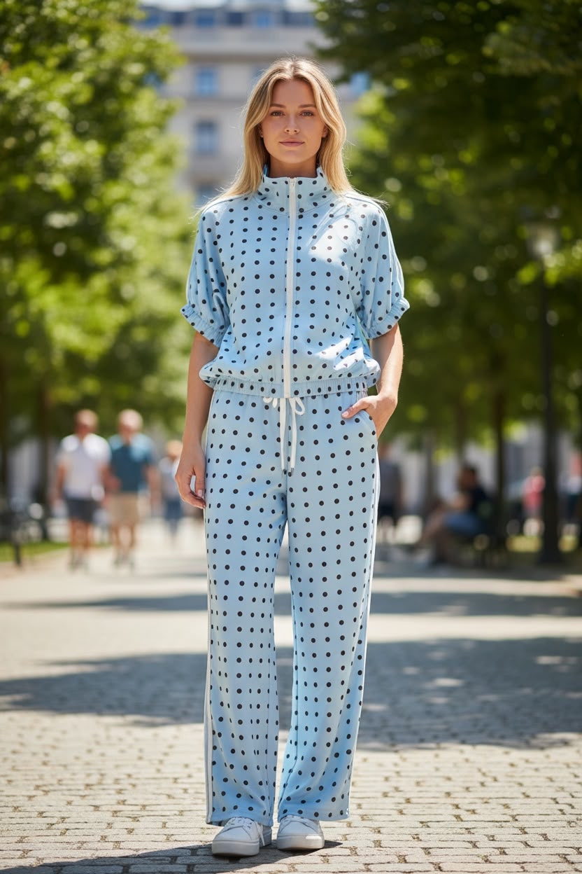 Brigitte Polka Dots Sport Sets