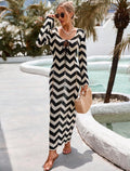 Bahía Sunset Long Knit Dress