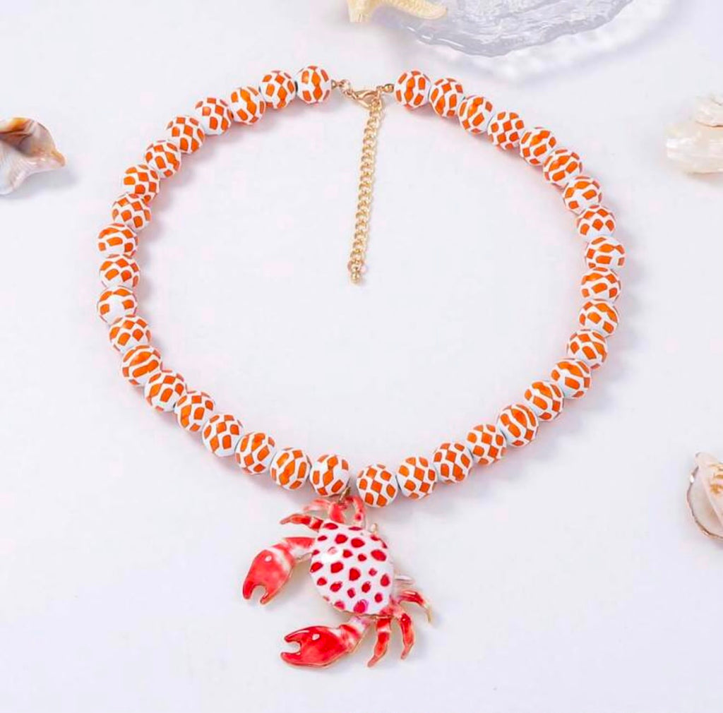 Women’s Crab - Shaped Charm Necklace