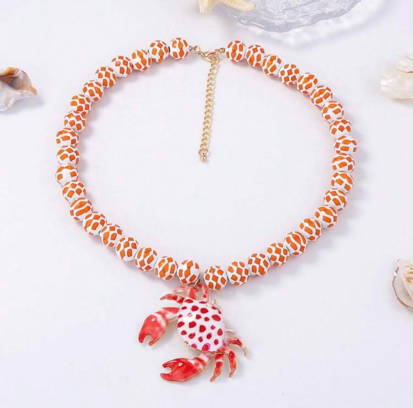 Women’s Crab - Shaped Charm Necklace
