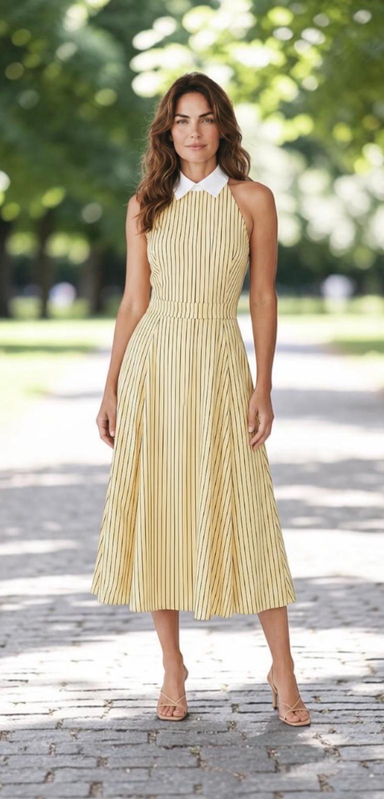 Pierina Long Striped Dress
