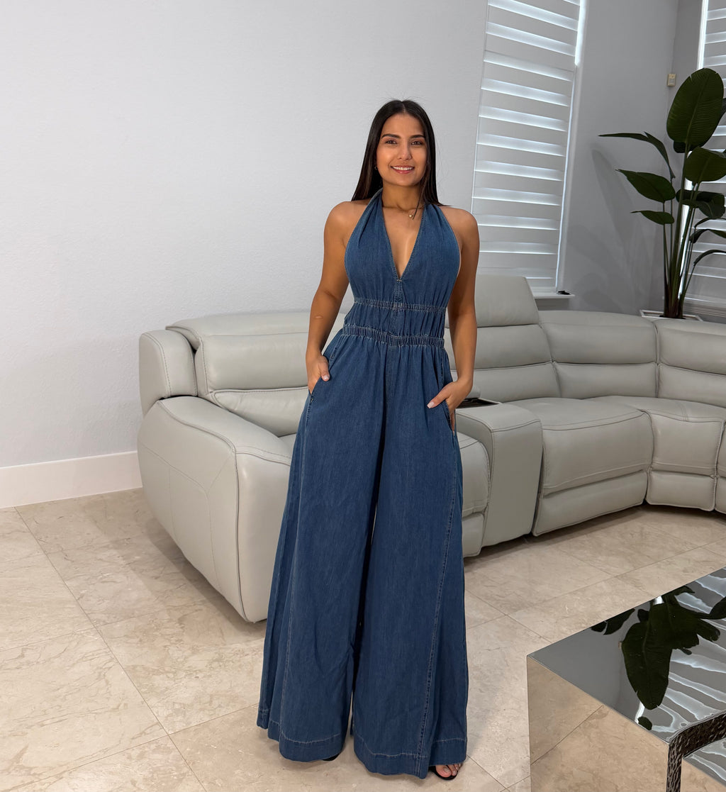 Julieta Denim Jumpsuit