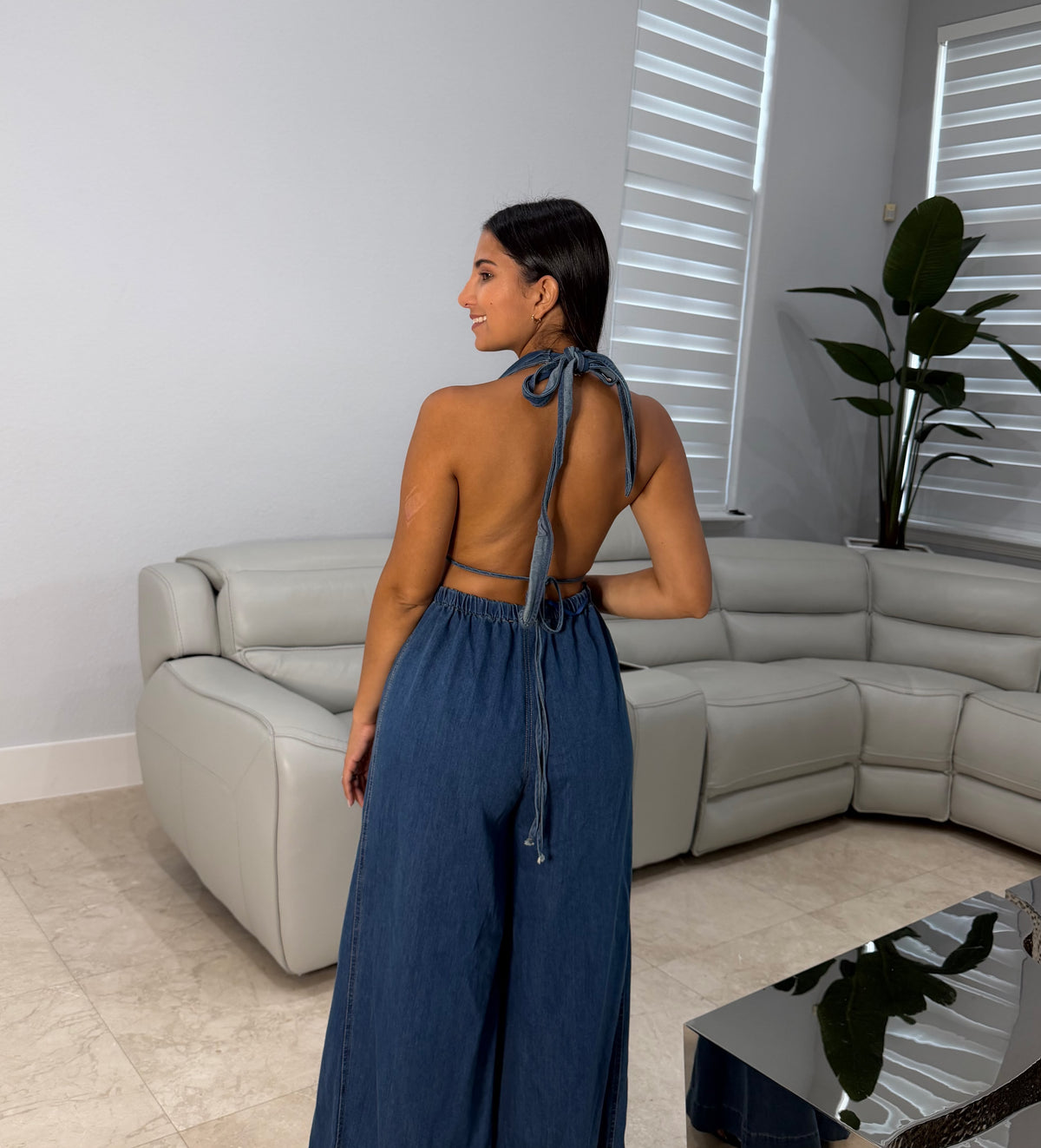 Julieta Denim Jumpsuit