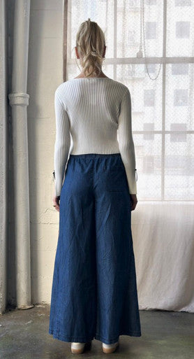 Cropped Bow Cardigan Sweater