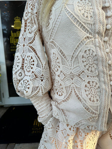 Melissa Lace Shorts Set