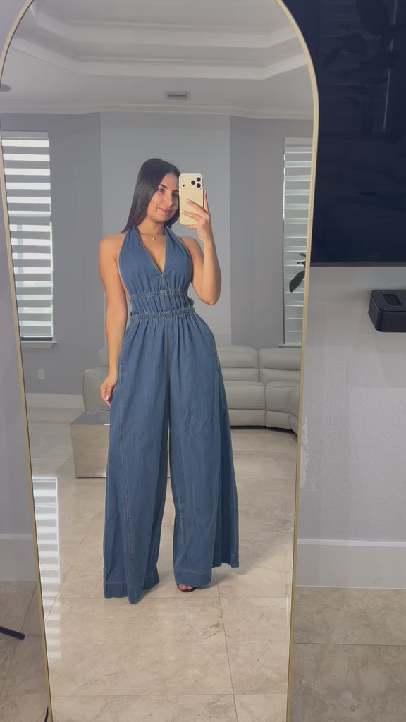 Julieta Denim Jumpsuit