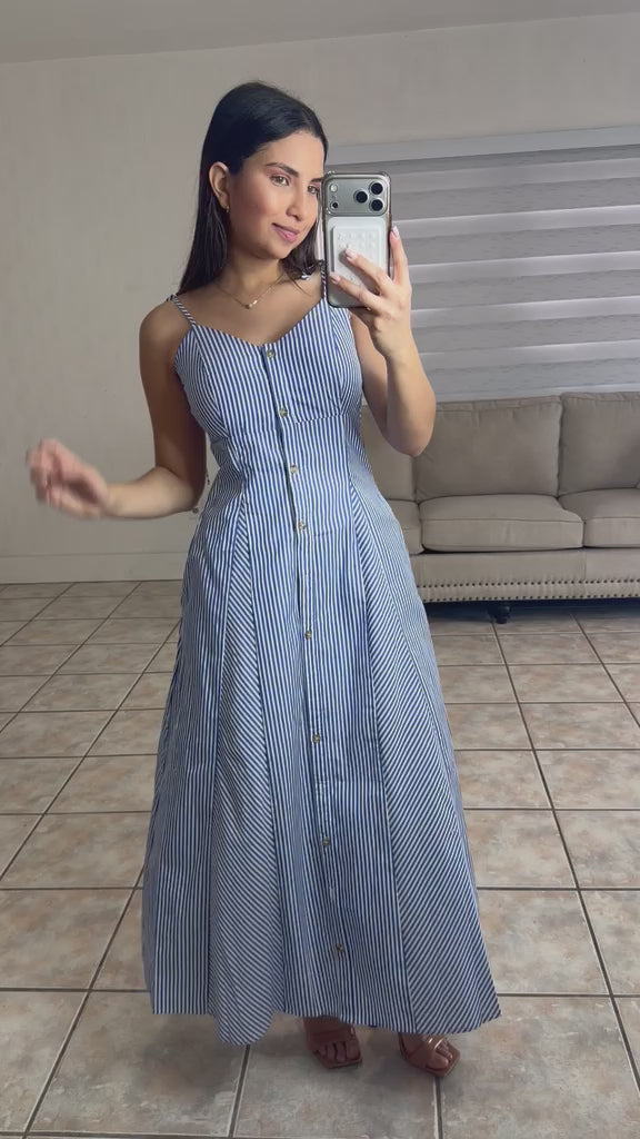 Jaycee Long Stripe Dress