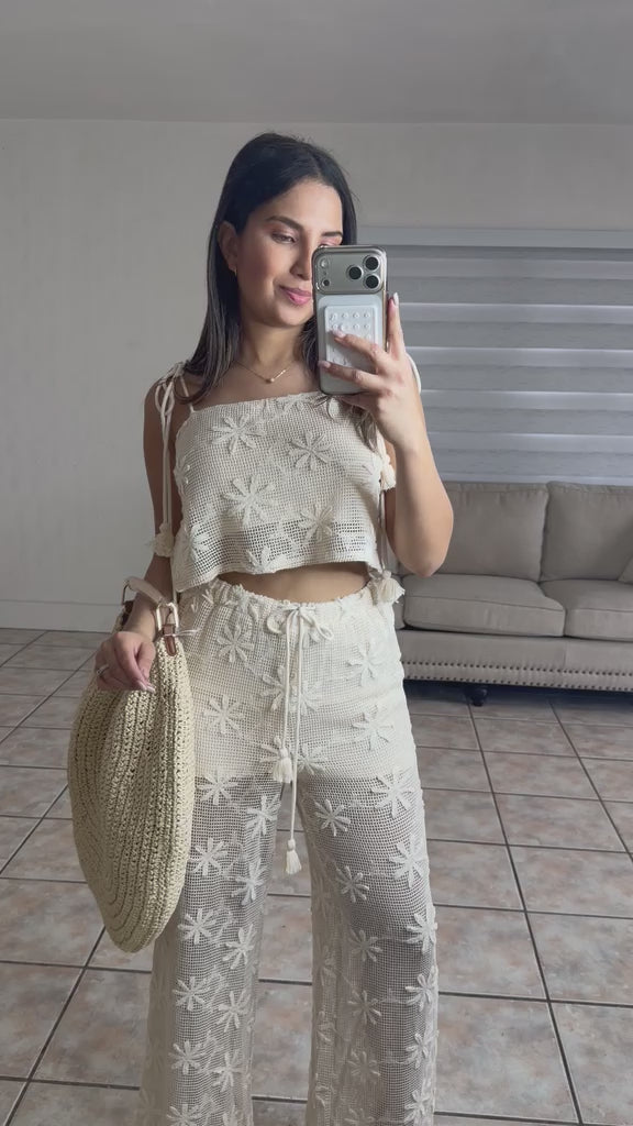 Shaki Floral Mesh 2 pieces