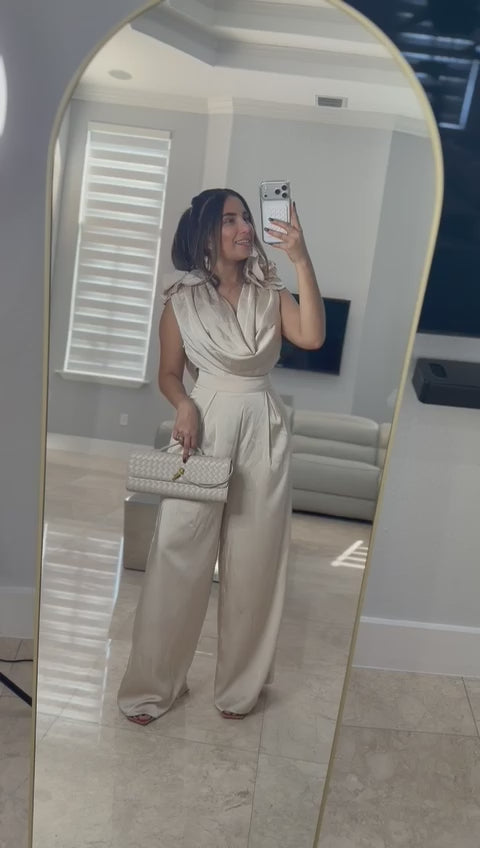 Cory Satin Jumpsuit