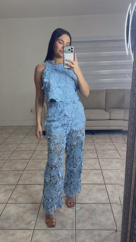 Romy Embroidered Lace Set