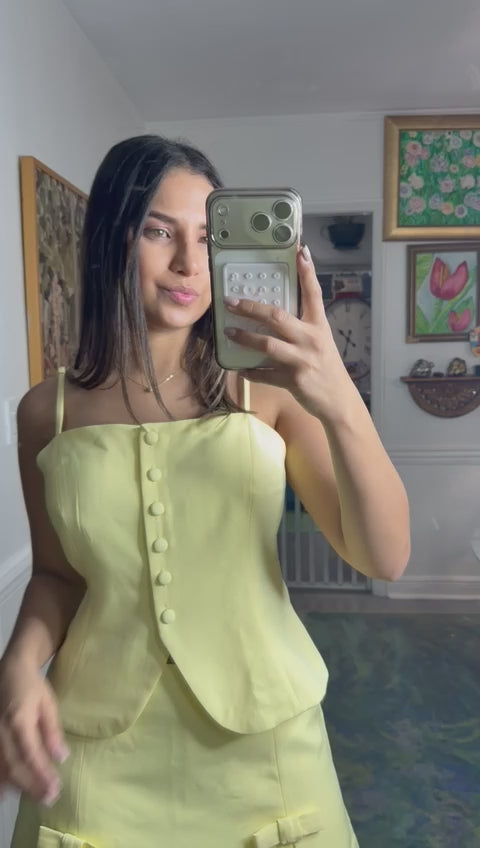 PIERA SET TOP AND SKIRT SHORT